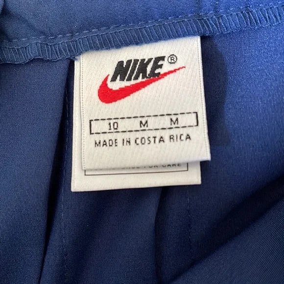 Nike pleated tennis skirt pocket NWT 10 navy athletic sporty women golf academia - Picture 3 of 8